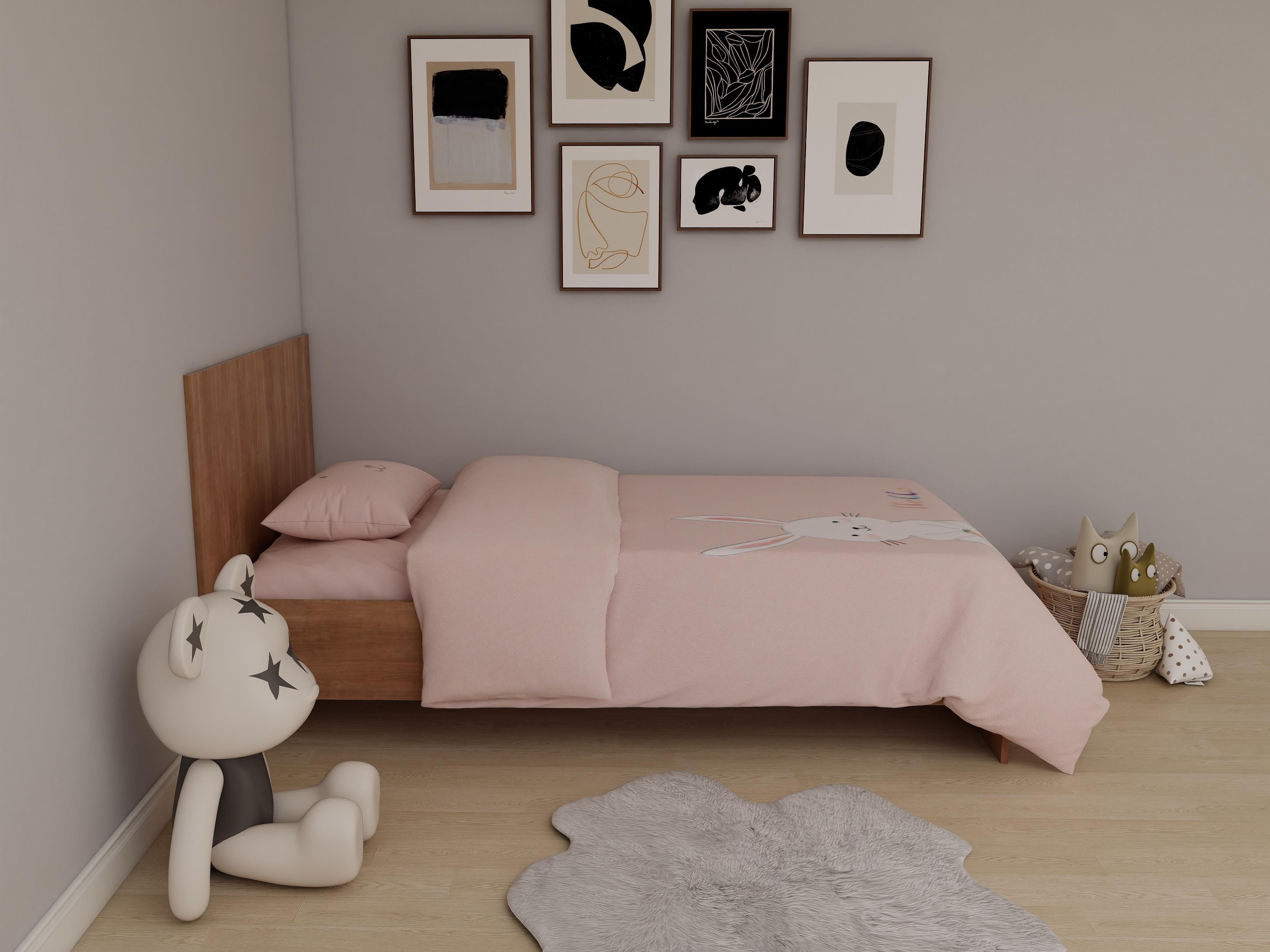 Letto Tek Kişilik Karyola Marbellakiraz Renk