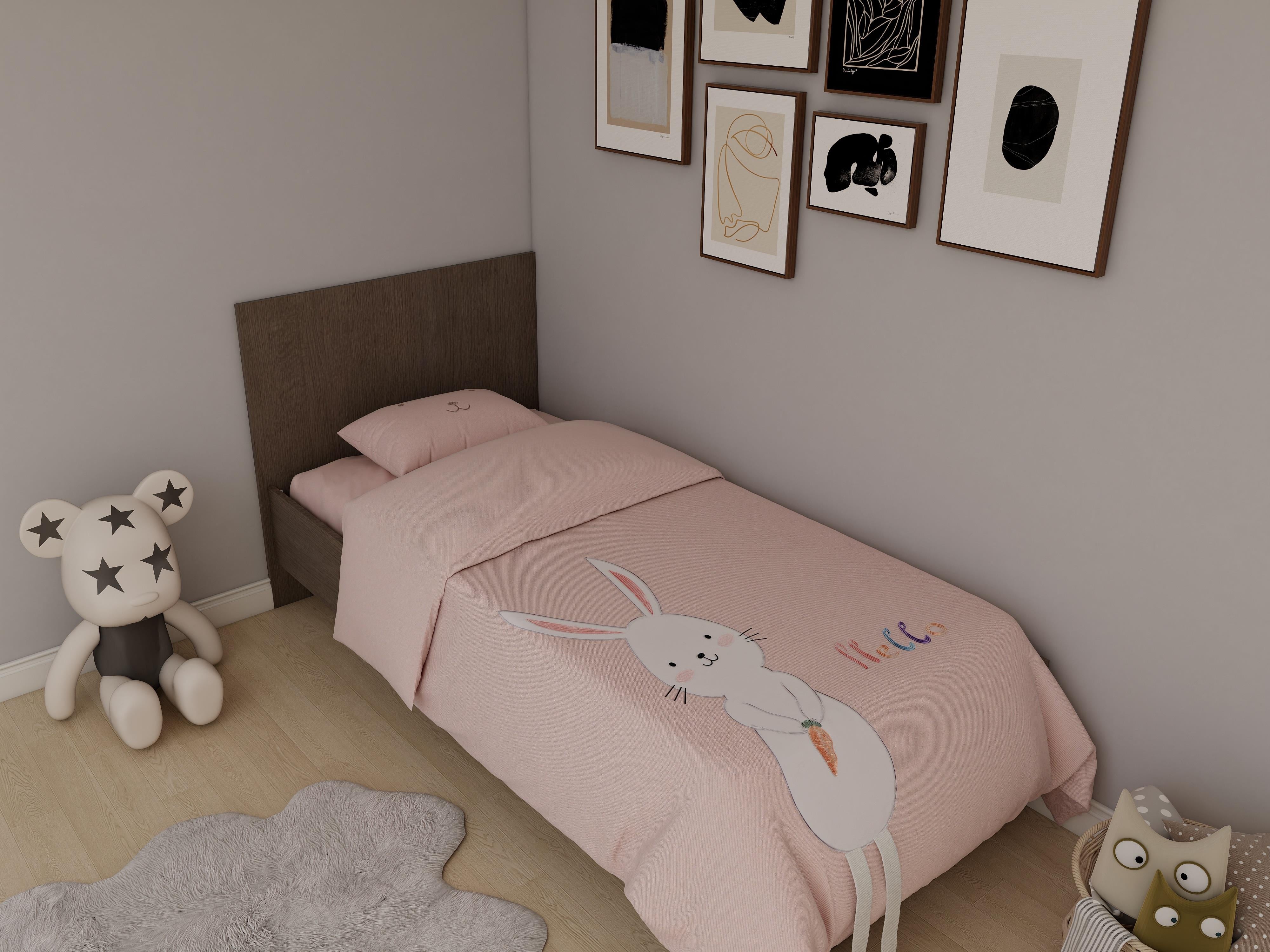Letto Tek Kişilik Karyola Antrasitmeşe Renk