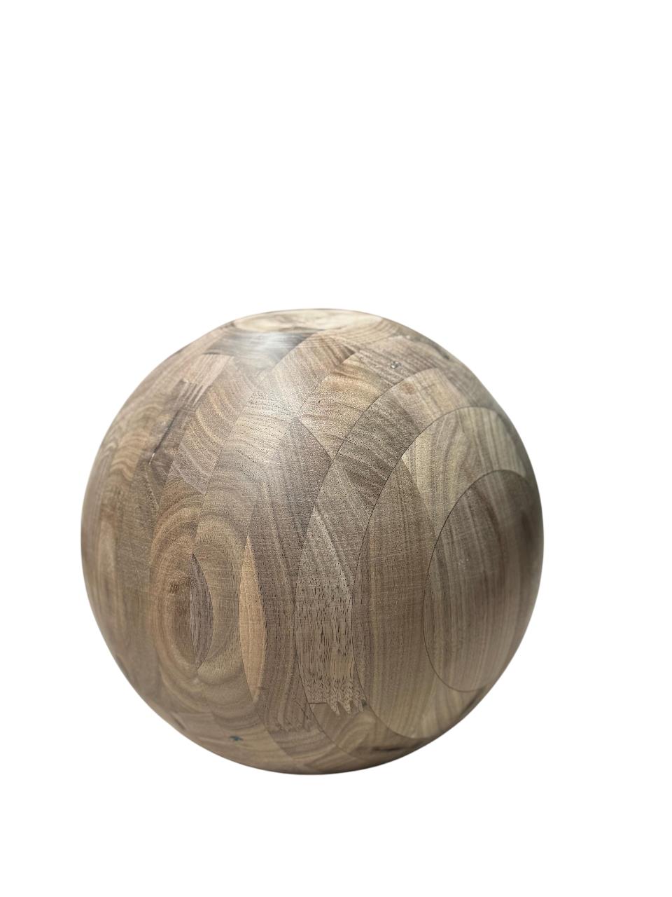 Ahşap Ceviz Sehpa Küresi Çap 25cm