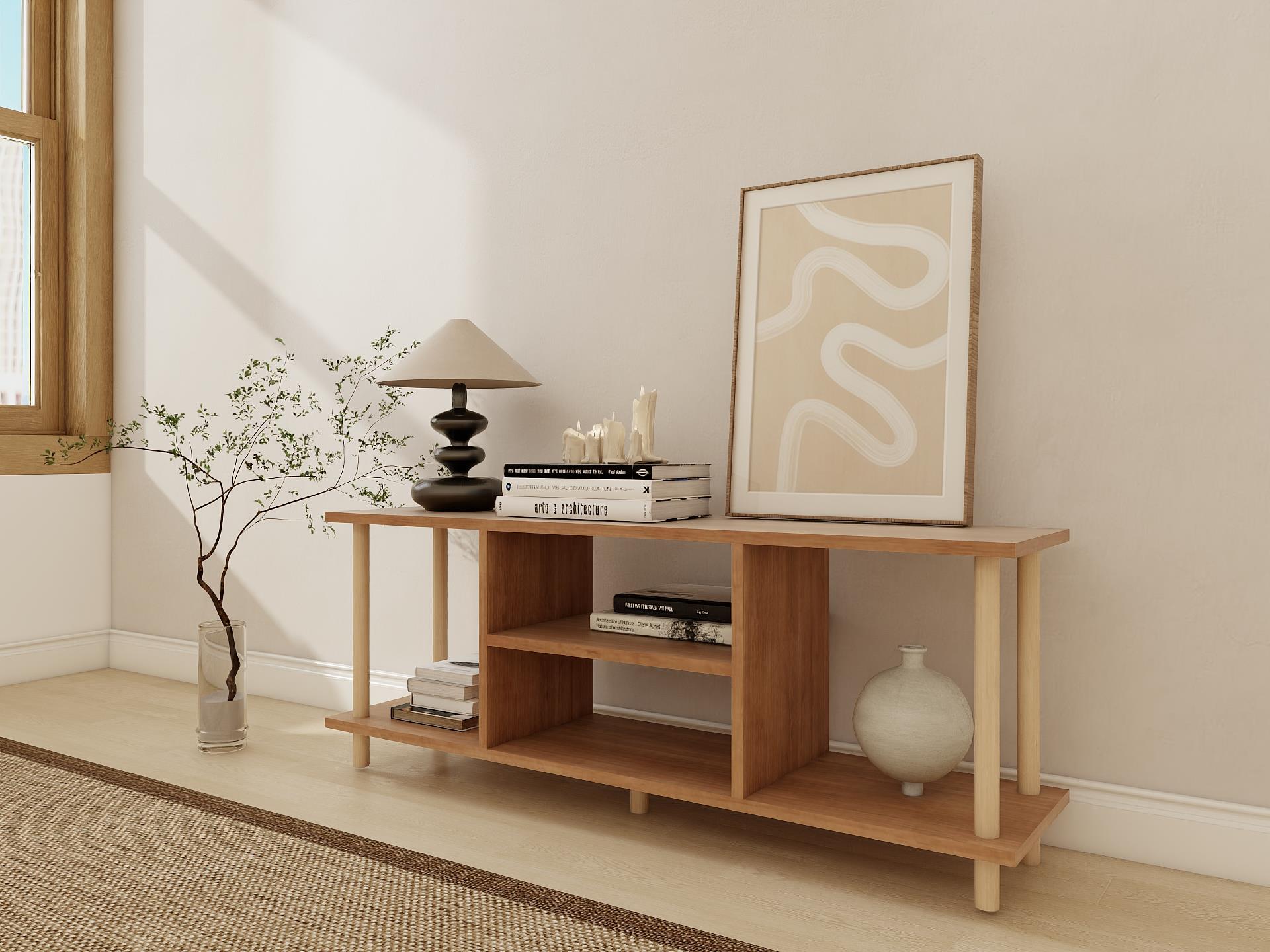 Ahşap Marbella KirazTV Ünitesi