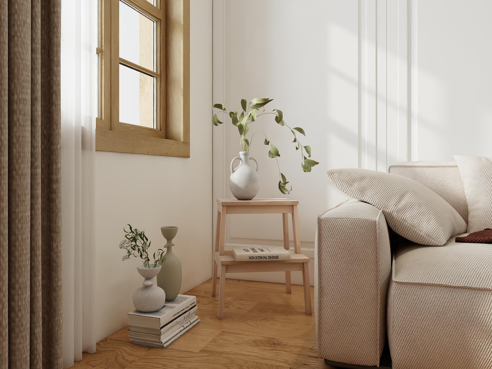 Basamaklı Ahşap Tabure