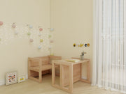 Dönüştürülebilir Ahşap Masa/Sandalye