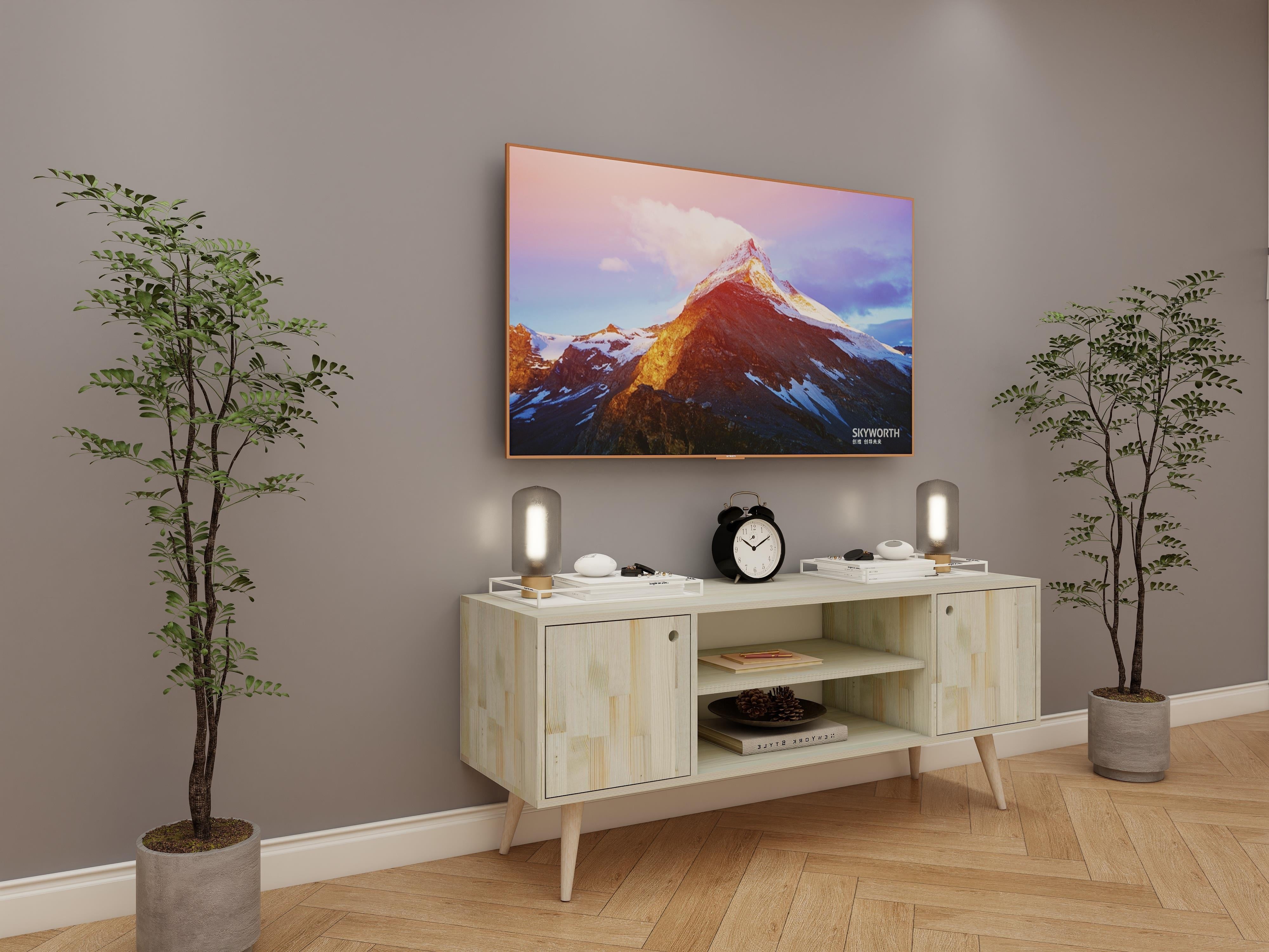 Nehir Ahşap Ladin Tv Ünitesi
