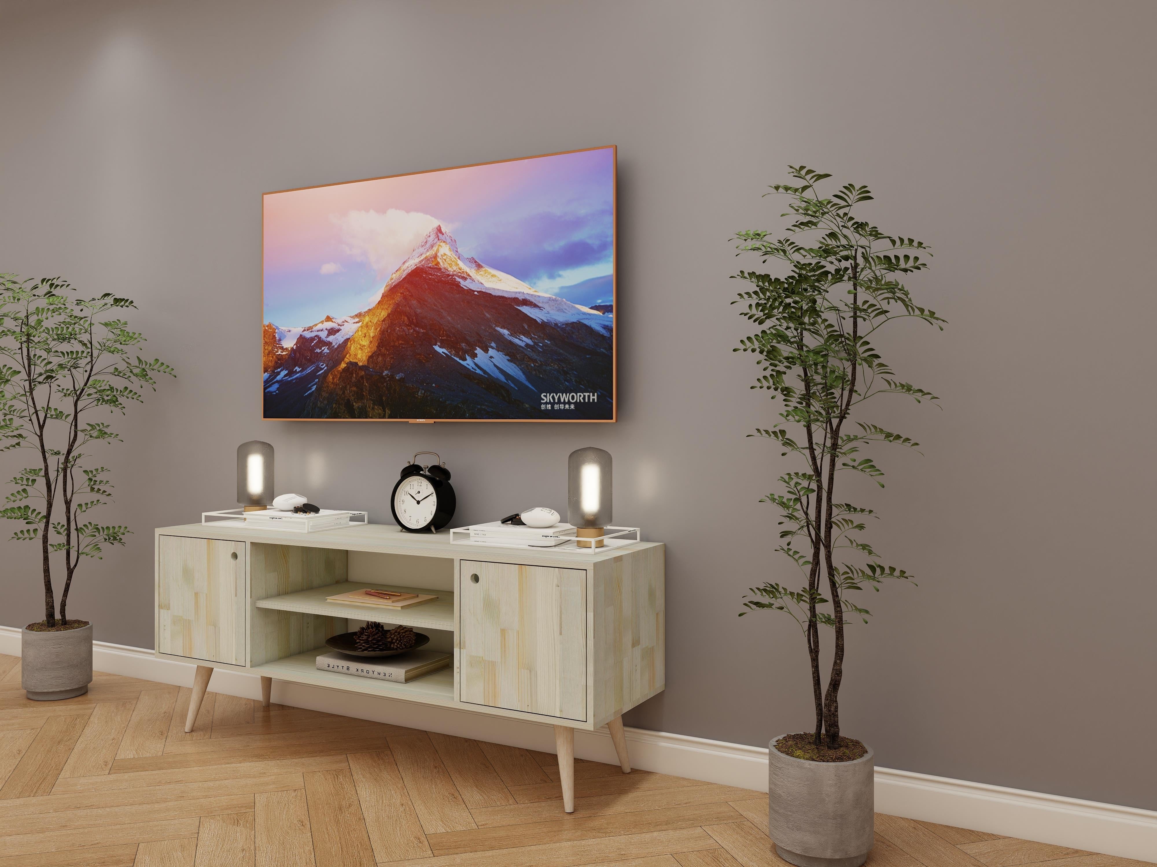 Nehir Ahşap Ladin Tv Ünitesi