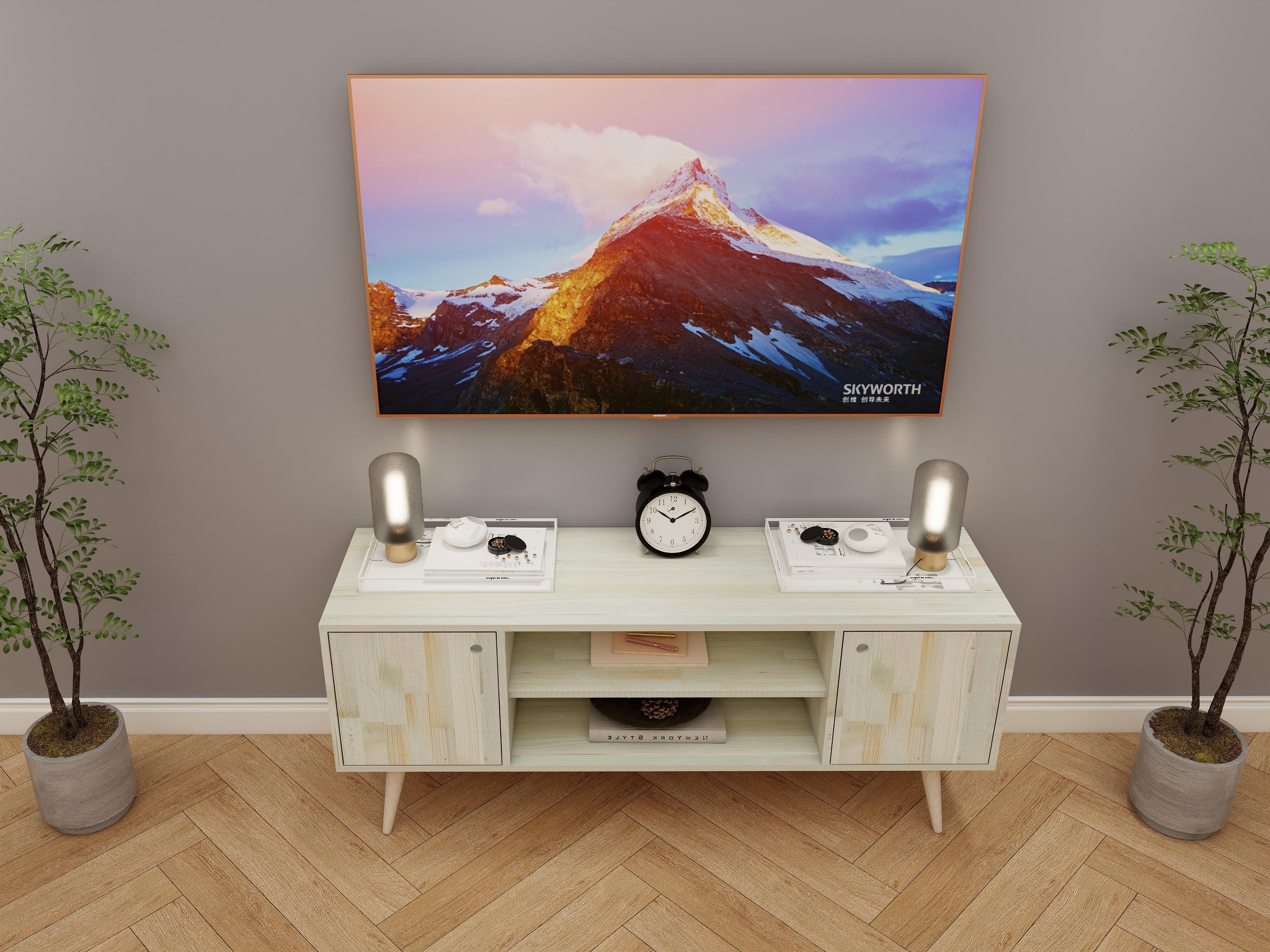 Nehir Ahşap Ladin Tv Ünitesi