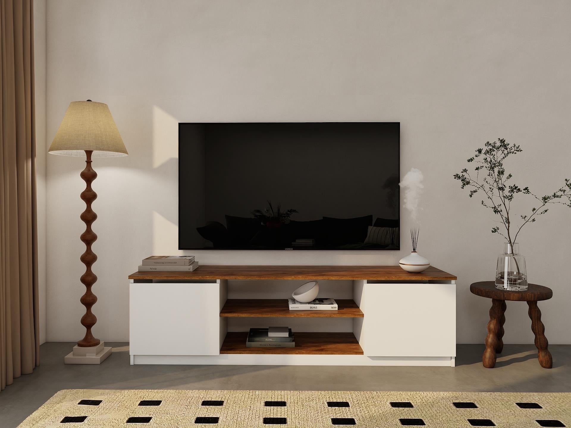 Bade Tv ünitesi Amalfi-Beyaz Renk