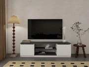 Bade Tv Ünitesi Koyu Gri Beyaz