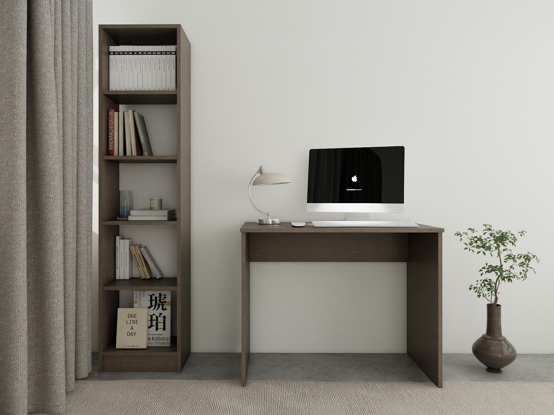 Ofis Çalışma Bilgisayar Masası AntrasitMeşe