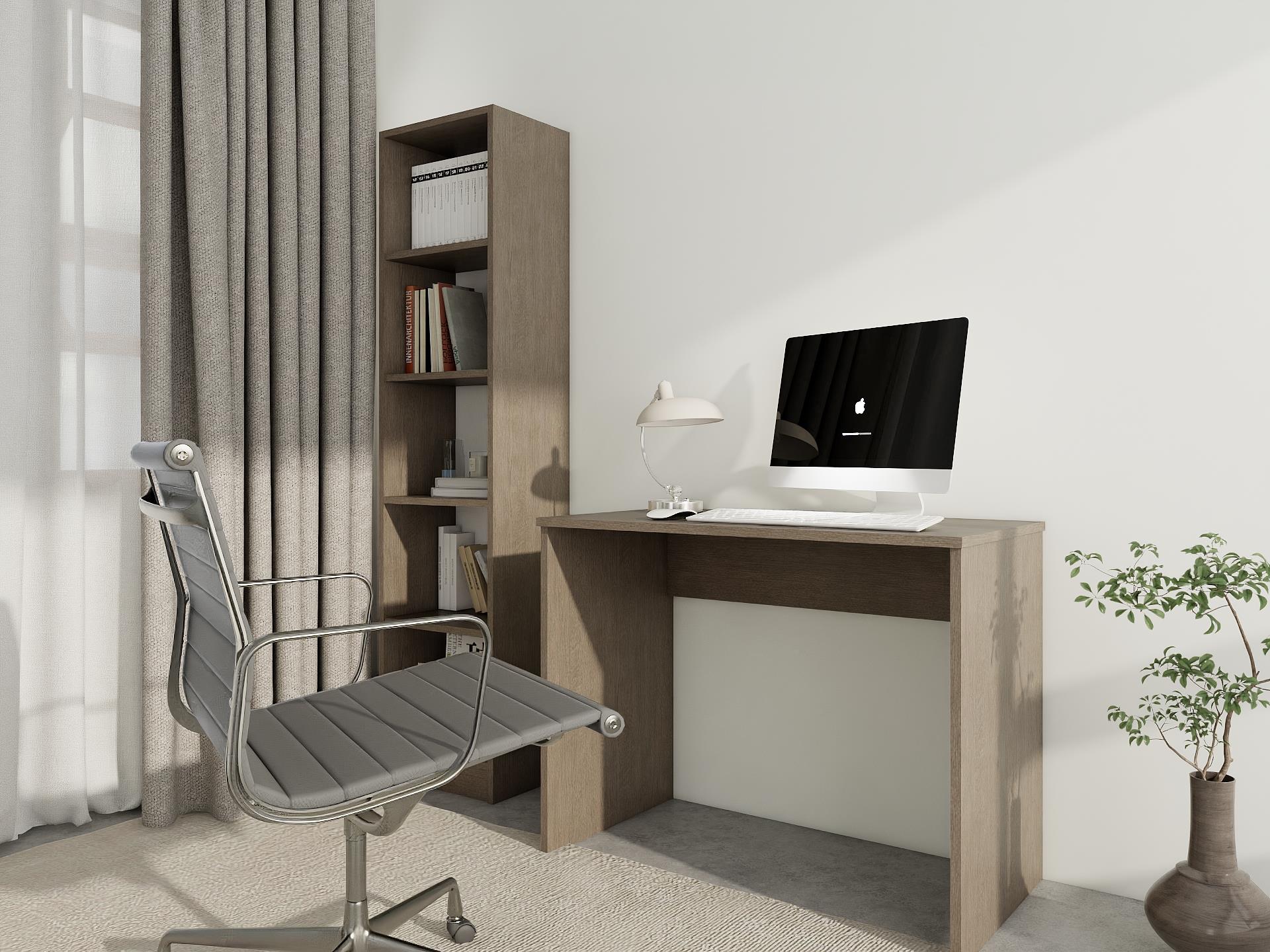 Ofis Çalışma Bilgisayar Masası AntrasitMeşe