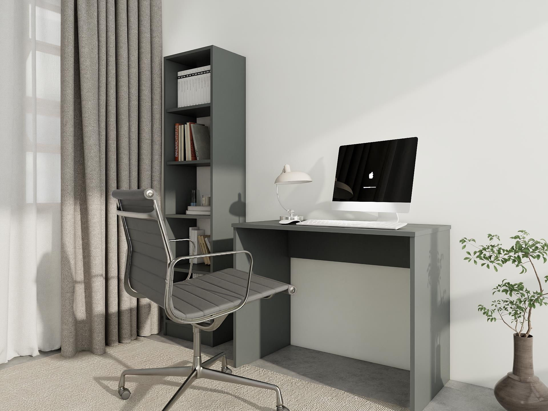 Ofis Çalışma Bilgisayar Masası Koyugri