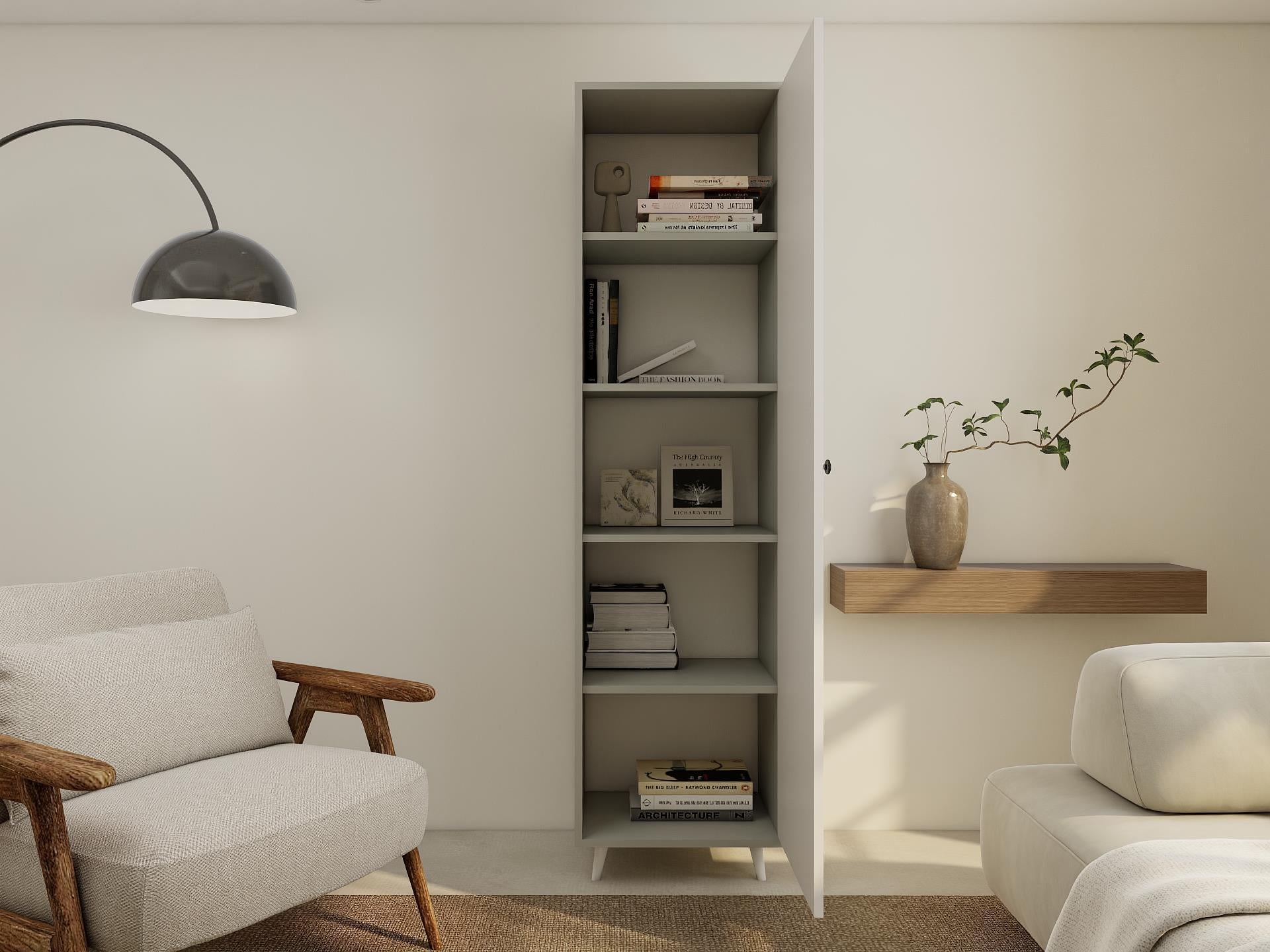 Harput Çok Amaçlı Tek Kapaklı Banyo Dolabı Külgri