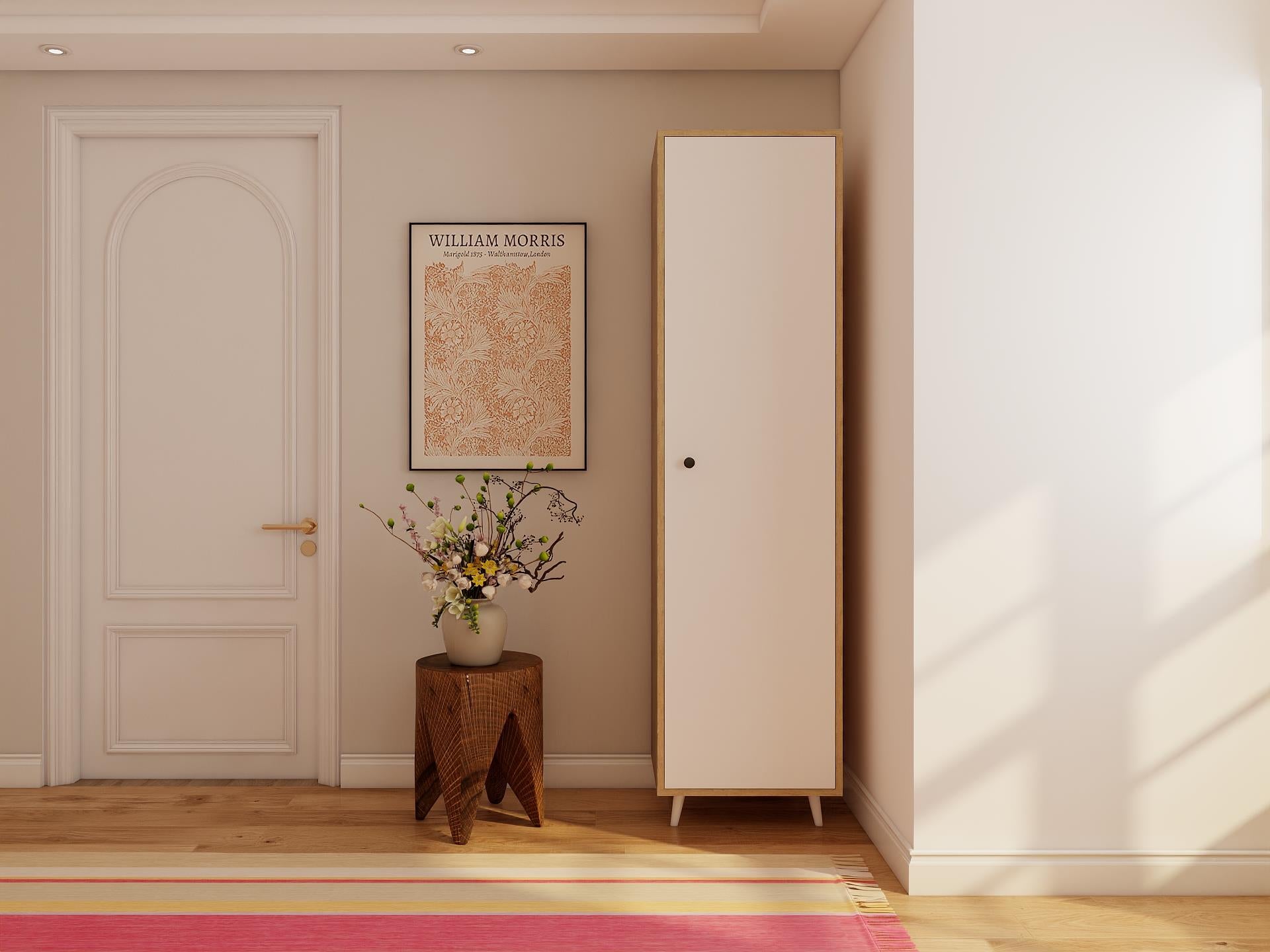 Harput Çok Amaçlı Tek Kapaklı Banyo Dolabı Lefkas