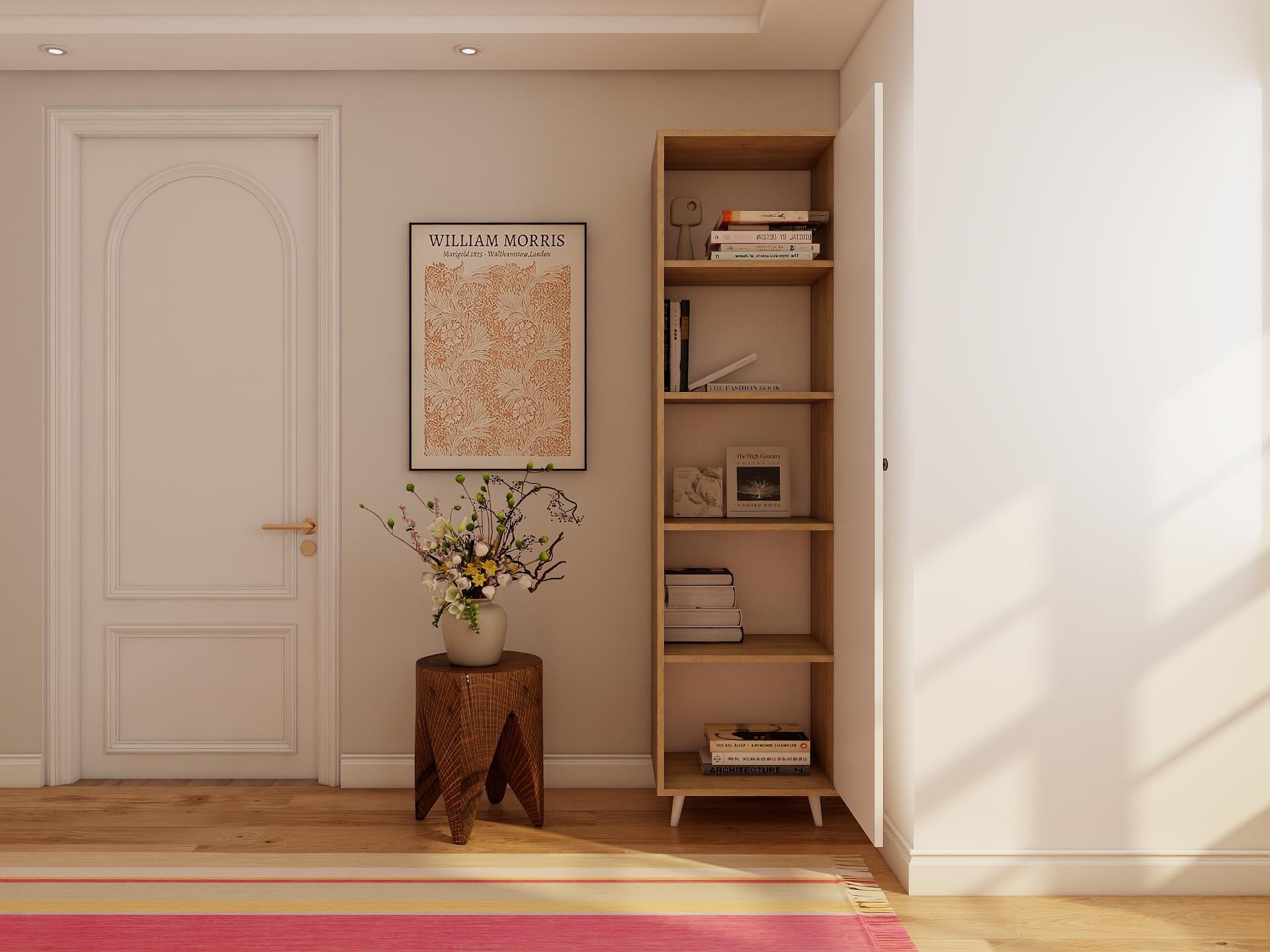 Harput Çok Amaçlı Tek Kapaklı Banyo Dolabı Lefkas