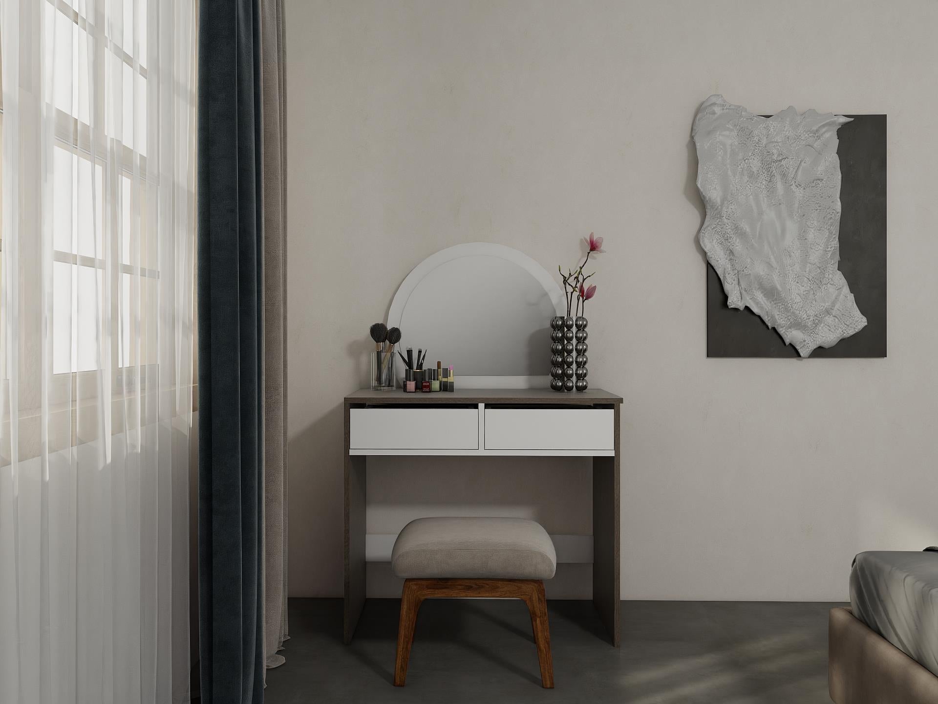 Huzur Makyaj Masası Antrasitmeşe