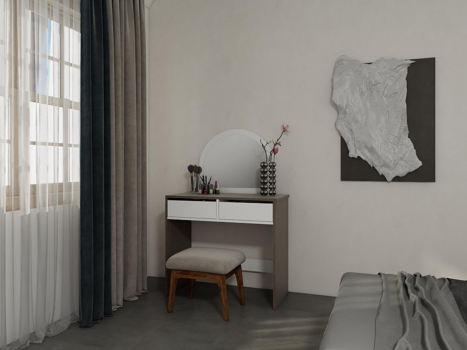 Huzur Makyaj Masası Antrasitmeşe