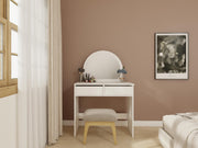 Huzur Makyaj Masası Beyaz Renk