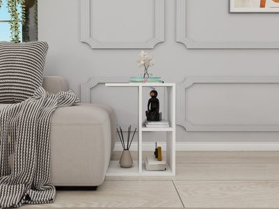 İvriz Yan Sehpa Beyaz Renk