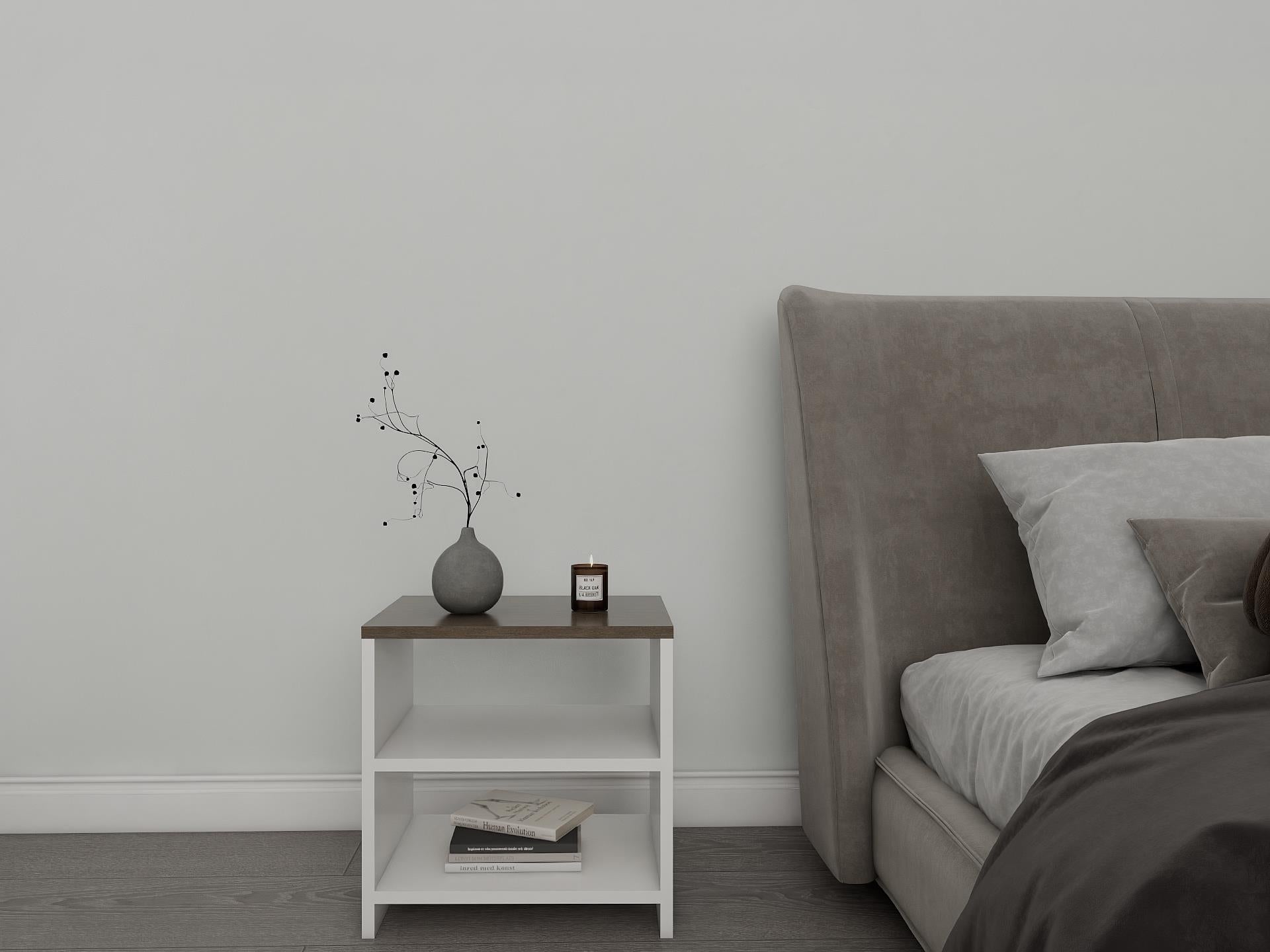 Mars Komodin Antrasitmeşe-Beyaz