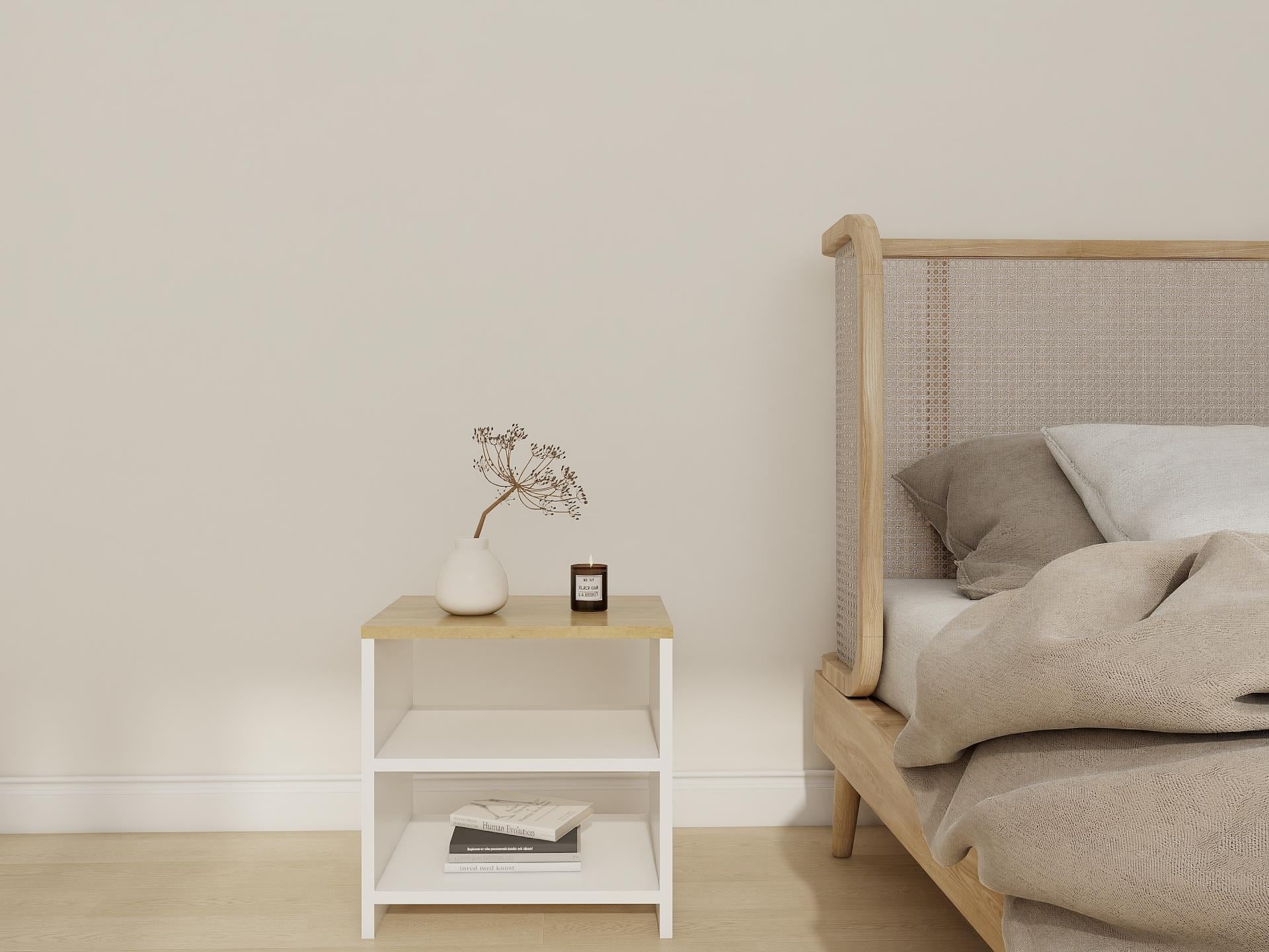 Mars komodin Lefkasmeşe-Beyaz