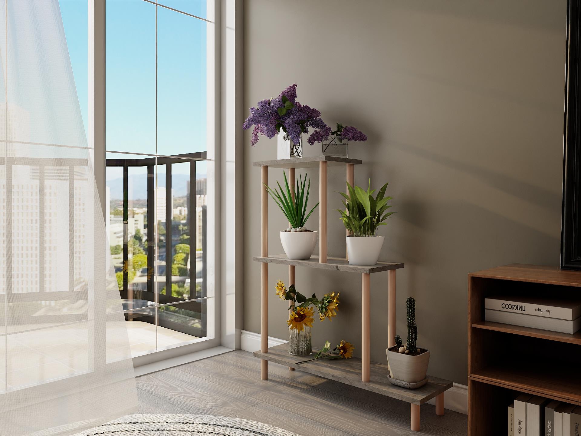 MM Yaren Çiçeklik Stnd YL Hnı 800*250*960