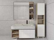 Riva Çamaşır Sepetli Banyo Dolabı Kotonvizon Renk
