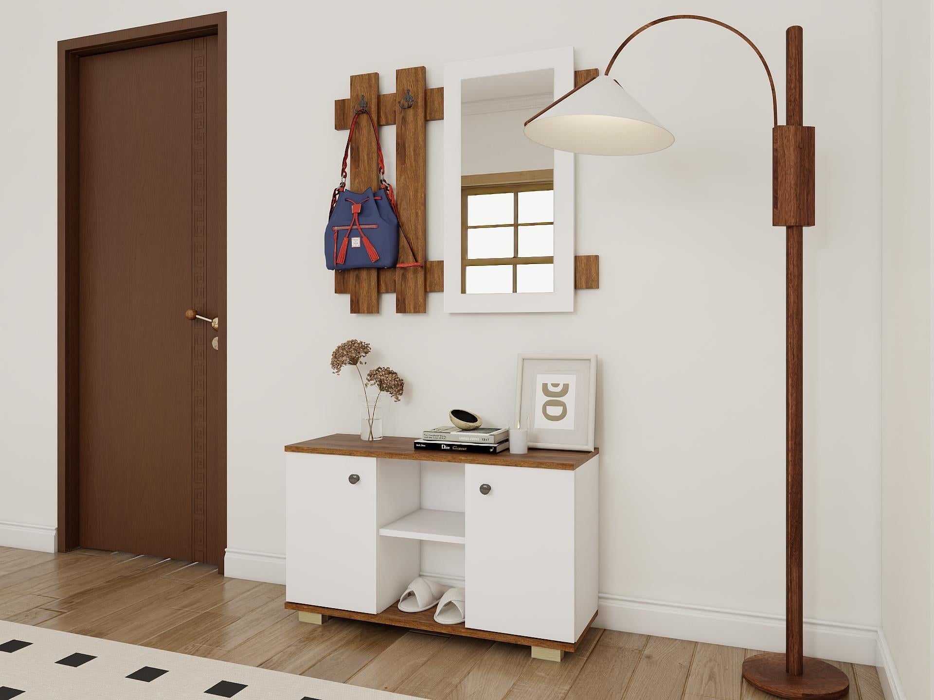 Sarissa Ayakkabı Dolabı/Askılık/Antre Dolap-Amalfi.-Byz