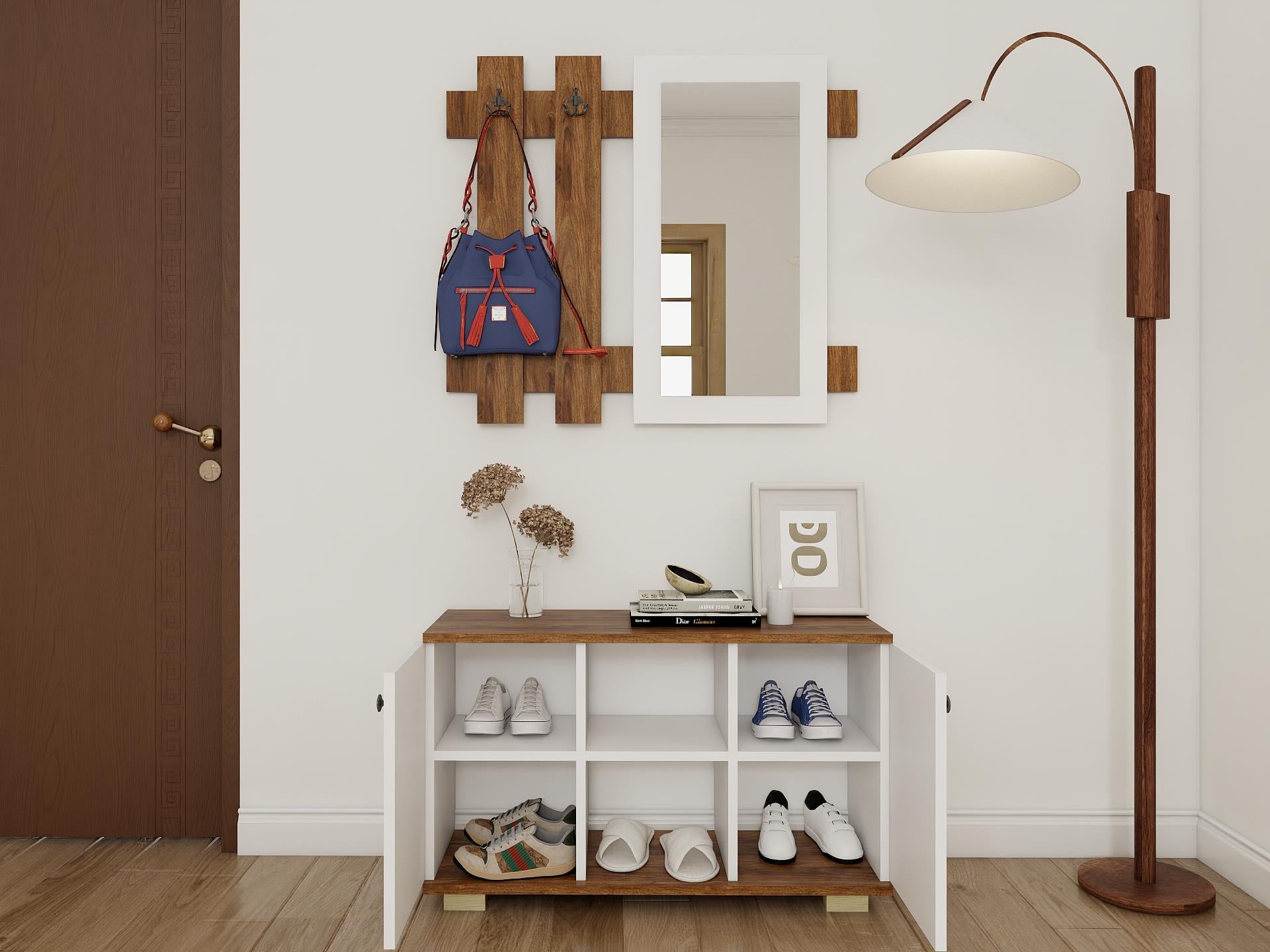 Sarissa Ayakkabı Dolabı/Askılık/Antre Dolap-Amalfi.-Byz