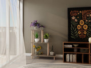 Yaren Çiçeklik Asklık-Saksılık Standı Antrasitmeşe